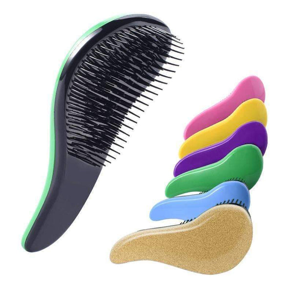 1pc Magic Handle Tangle Detangling Comb for hair Shower Hair Brush Salon Styling Tamer Tool Hot Selling New Quality-black-JadeMoghul Inc.
