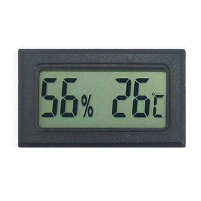 1Pc Mini Indoor Digital LCD Temperature Sensor Humidity Meter Thermometer Hygrometer Gauge Fridge Thermometers AExp