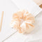 1PC Satin Silk Solid Color Scrunchies Elastic Hair Bands 2019 New Women Girls Hair Accessories Ponytail Holder Hair Ties Rope AExp
