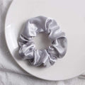 1PC Satin Silk Solid Color Scrunchies Elastic Hair Bands 2019 New Women Girls Hair Accessories Ponytail Holder Hair Ties Rope JadeMoghul Inc. 