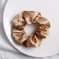 1PC Satin Silk Solid Color Scrunchies Elastic Hair Bands 2019 New Women Girls Hair Accessories Ponytail Holder Hair Ties Rope JadeMoghul Inc. 