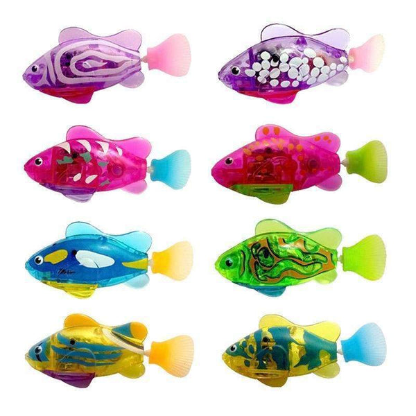 1PC Swimming Electronic Fish Activated Battery Robofish Powered Toy For Children Kid Bathing Toys Gift Random Color @ZJF--JadeMoghul Inc.