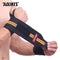 1PC Wrist Support Gym Weightlifting Training Weight Lifting Gloves Bar Grip Barbell Straps Wraps Hand Protection-Black with Orange-JadeMoghul Inc.