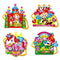 1pcs Colorful Kids Baby Assembly Toy EVA Cartoon DIY Handmade Handbag Bag Diamond Educational Toys for Girls Random Pattern--JadeMoghul Inc.
