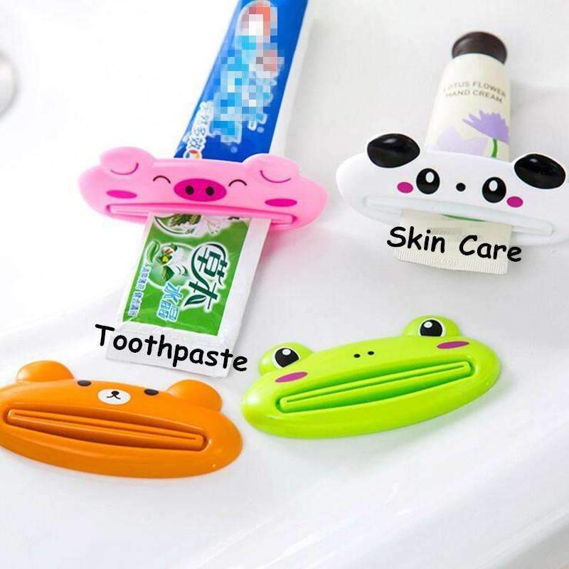 1PCS Creative Cute Animal Multifunction Toothpaste Dispenser Toothpaste Squeezer gels cream lotion squeezer