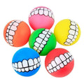 1pcs Diameter 6cm Squeaky Pet Dog Ball Toys for Small Dogs Rubber Chew Puppy Toy Dog Stuff Dogs Toys Pets brinquedo cachorro AExp