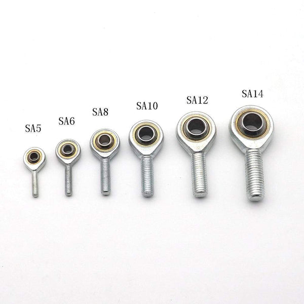 1pcs inner hole 5mm to 14mm male SA T/K POSA Right/Left Hand Ball Joint Metric Threaded Rod End  Bearing For rod JadeMoghul Inc. 