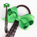 1PCS New Girls Elastic Hair Band Rubber Band Hair Accessories Wig Ponytail Headband Kids Twist Braid Rope Headdress Hair Braider AExp