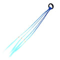 1PCS New Girls Elastic Hair Band Rubber Band Hair Accessories Wig Ponytail Headband Kids Twist Braid Rope Headdress Hair Braider AExp