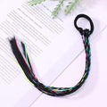 1PCS New Girls Elastic Hair Band Rubber Band Hair Accessories Wig Ponytail Headband Kids Twist Braid Rope Headdress Hair Braider AExp