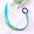 1PCS New Girls Elastic Hair Band Rubber Band Hair Accessories Wig Ponytail Headband Kids Twist Braid Rope Headdress Hair Braider AExp