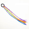 1PCS New Girls Elastic Hair Band Rubber Band Hair Accessories Wig Ponytail Headband Kids Twist Braid Rope Headdress Hair Braider AExp
