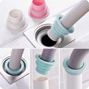 1Pcs Plastic Deodorant Wash Machine Pipe Connector Tools Sealing Plug Trap Anti-odor Telescopic Sewer Pipe Accessories AExp