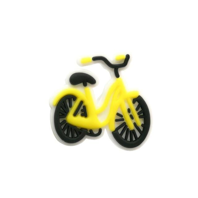 1pcs PVC Shoe Croc Charms Accessories Decorations Cool Airplane Daisy Coconut Flamingo Car Jibits For Croc Bracelet Kids Gift AExp