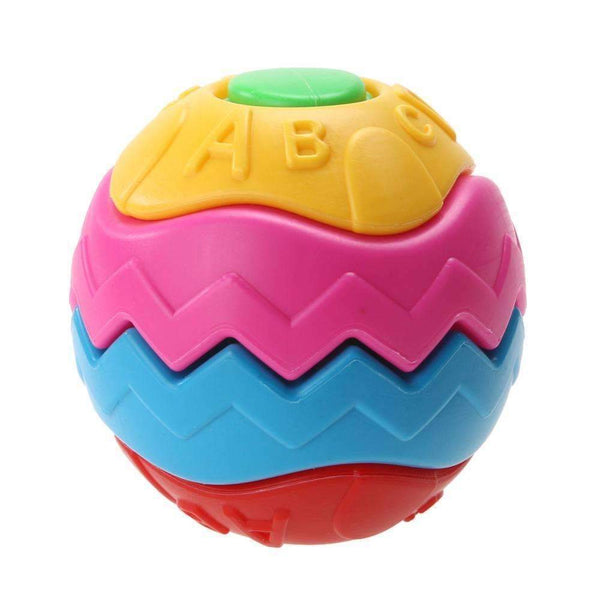 1Set 9cm Funny Assembly Ball Toy Baby Kids Colorful Grasping Ball Early Educational DIY Handwork 3D Shape Puzzle Toy--JadeMoghul Inc.