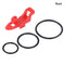 1SET Fishing Hook Keeper Lure Bait Holder with 3 Rubber Rings for Fishing Rod Fishing Gear Portable Accessories Fixed Bait JadeMoghul Inc. 