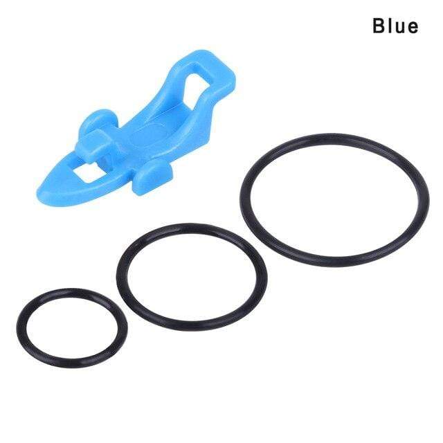 1SET Fishing Hook Keeper Lure Bait Holder with 3 Rubber Rings for Fishing Rod Fishing Gear Portable Accessories Fixed Bait JadeMoghul Inc. 