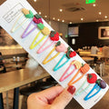 1Set Girls Cute Cartoon Animal Fruit Colorfur Hairpins Children Sweet Hair Clip Barrettes Headband Kids Fashion Hair Accessories AExp