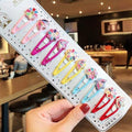 1Set Girls Cute Cartoon Animal Fruit Colorfur Hairpins Children Sweet Hair Clip Barrettes Headband Kids Fashion Hair Accessories AExp
