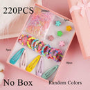 1Set Girls Cute Elastic Hair Bands Hairpins Flower Hair Claws Hair Clip Rubber Band Ponytail Holder Kids Fashion Hair Accessorie AExp