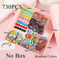 1Set Girls Cute Elastic Hair Bands Hairpins Flower Hair Claws Hair Clip Rubber Band Ponytail Holder Kids Fashion Hair Accessorie AExp