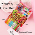 1Set Girls Cute Elastic Hair Bands Hairpins Flower Hair Claws Hair Clip Rubber Band Ponytail Holder Kids Fashion Hair Accessorie AExp