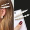 1Set Handmade Pearls Hair Clips Pin for Women Fashion Geometric Flower Barrettes Headwear Girls Sweet Hairpins Hair Accessorie AExp
