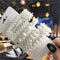 1Set Handmade Pearls Hair Clips Pin for Women Fashion Geometric Flower Barrettes Headwear Girls Sweet Hairpins Hair Accessorie AExp