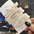 1Set Handmade Pearls Hair Clips Pin for Women Fashion Geometric Flower Barrettes Headwear Girls Sweet Hairpins Hair Accessorie AExp