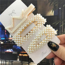 1Set Handmade Pearls Hair Clips Pin for Women Fashion Geometric Flower Barrettes Headwear Girls Sweet Hairpins Hair Accessorie AExp