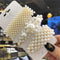 1Set Handmade Pearls Hair Clips Pin for Women Fashion Geometric Flower Barrettes Headwear Girls Sweet Hairpins Hair Accessorie AExp