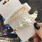 1Set Handmade Pearls Hair Clips Pin for Women Fashion Geometric Flower Barrettes Headwear Girls Sweet Hairpins Hair Accessorie AExp