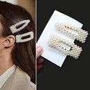 1Set Handmade Pearls Hair Clips Pin for Women Fashion Geometric Flower Barrettes Headwear Girls Sweet Hairpins Hair Accessorie AExp
