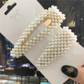 1Set Handmade Pearls Hair Clips Pin for Women Fashion Geometric Flower Barrettes Headwear Girls Sweet Hairpins Hair Accessorie AExp