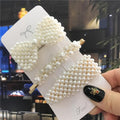 1Set Handmade Pearls Hair Clips Pin for Women Fashion Geometric Flower Barrettes Headwear Girls Sweet Hairpins Hair Accessorie AExp