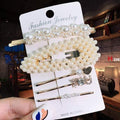 1Set Popular Pearl Hair Clips Fashionable Woman Summer Hair accessories Hairpins BB Clip Styling Tools Barrettes Headwear AExp