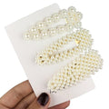 1Set Popular Pearl Hair Clips Fashionable Woman Summer Hair accessories Hairpins BB Clip Styling Tools Barrettes Headwear AExp