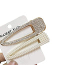 1Set Popular Pearl Hair Clips Fashionable Woman Summer Hair accessories Hairpins BB Clip Styling Tools Barrettes Headwear AExp