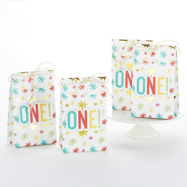 1st Birthday Tall Treat Box (2 Sets of 24)-Personalized Favor Box Wrappers-JadeMoghul Inc.