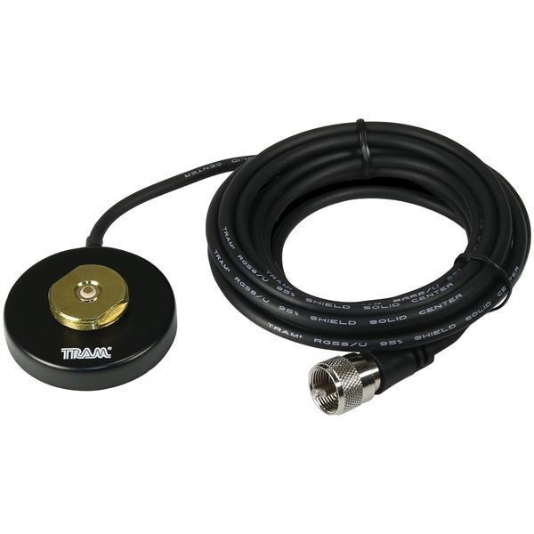 2 1/2" NMO Magnet Mount (Black Coat Steel Magnet Housing)-Radios, Scanners & Accessories-JadeMoghul Inc.