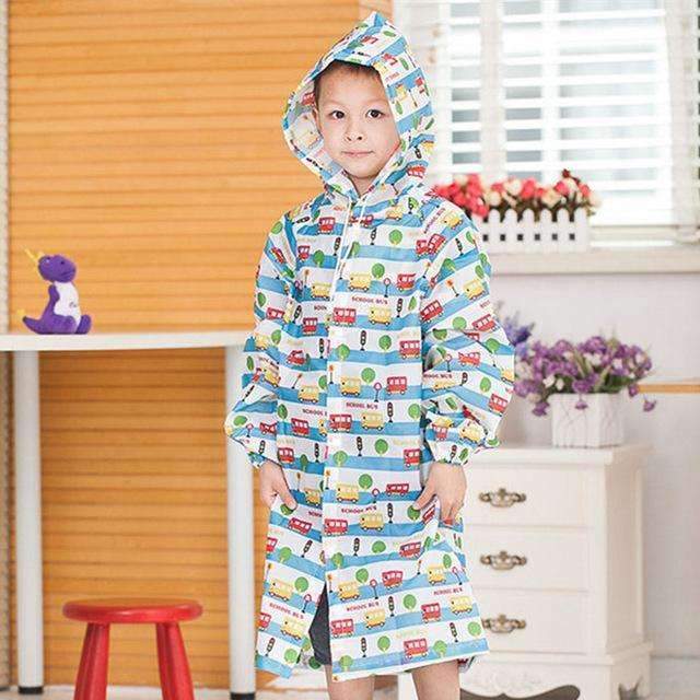 2-4 years old Kids Rain Coat children Raincoat Rainwear Rainsuit,Kids Waterproof Cute Animal Raincoat Free Shipping-2-S-JadeMoghul Inc.