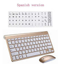 2.4G Keyboard Mouse Combo Set Multimedia Wireless Keyboard and Mouse For Notebook Laptop Mac Desktop PC TV Office Supplies JadeMoghul Inc. 