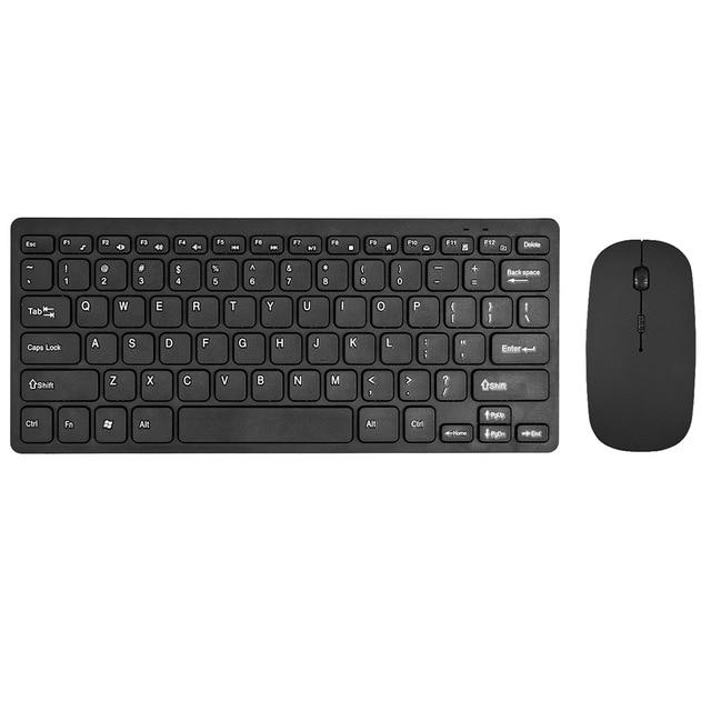 2.4G Keyboard Mouse Combo Set Multimedia Wireless Keyboard and Mouse For Notebook Laptop Mac Desktop PC TV Office Supplies JadeMoghul Inc. 