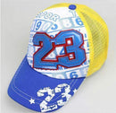 2-7 Year Kids Children Outdoor Sports Snapback Summer Sun Baseball Hat Cartoon Mickey Letter Lovely Fashion Cap Gorras-23 royal blue-JadeMoghul Inc.