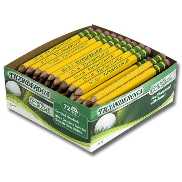 (2 BX) TICONDEROGA GOLF PENCILS 72-Arts & Crafts-JadeMoghul Inc.