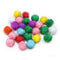 (2 EA) 33MM GLITTER POMS ASSORTMENT-Arts & Crafts-JadeMoghul Inc.