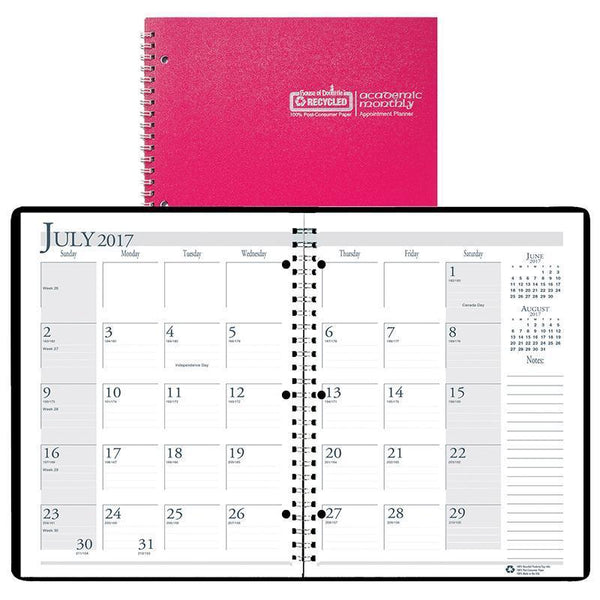 (2 Ea) Academic Monthly Planner Pnk-Supplies-JadeMoghul Inc.