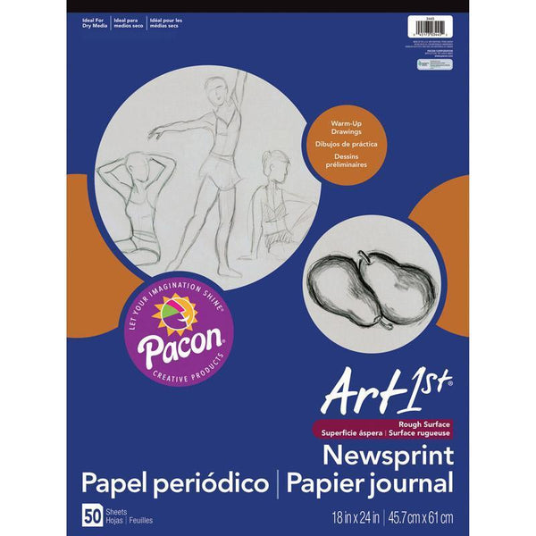 (2 EA) ART1ST NEWSPRINT PAD 18X24-Arts & Crafts-JadeMoghul Inc.