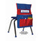 (2 EA) CHAIRBACK BUDDY BLUE/RED-Learning Materials-JadeMoghul Inc.