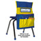 (2 EA) CHAIRBACK BUDDY BLUE/YELLOW-Learning Materials-JadeMoghul Inc.